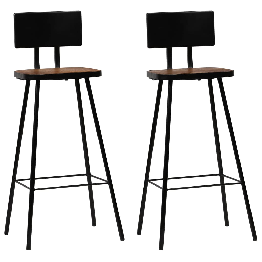 vidaXL Set mobilier de bar, 3 piese, negru vidaXL Set mobilier de bar, 3 piese, negru