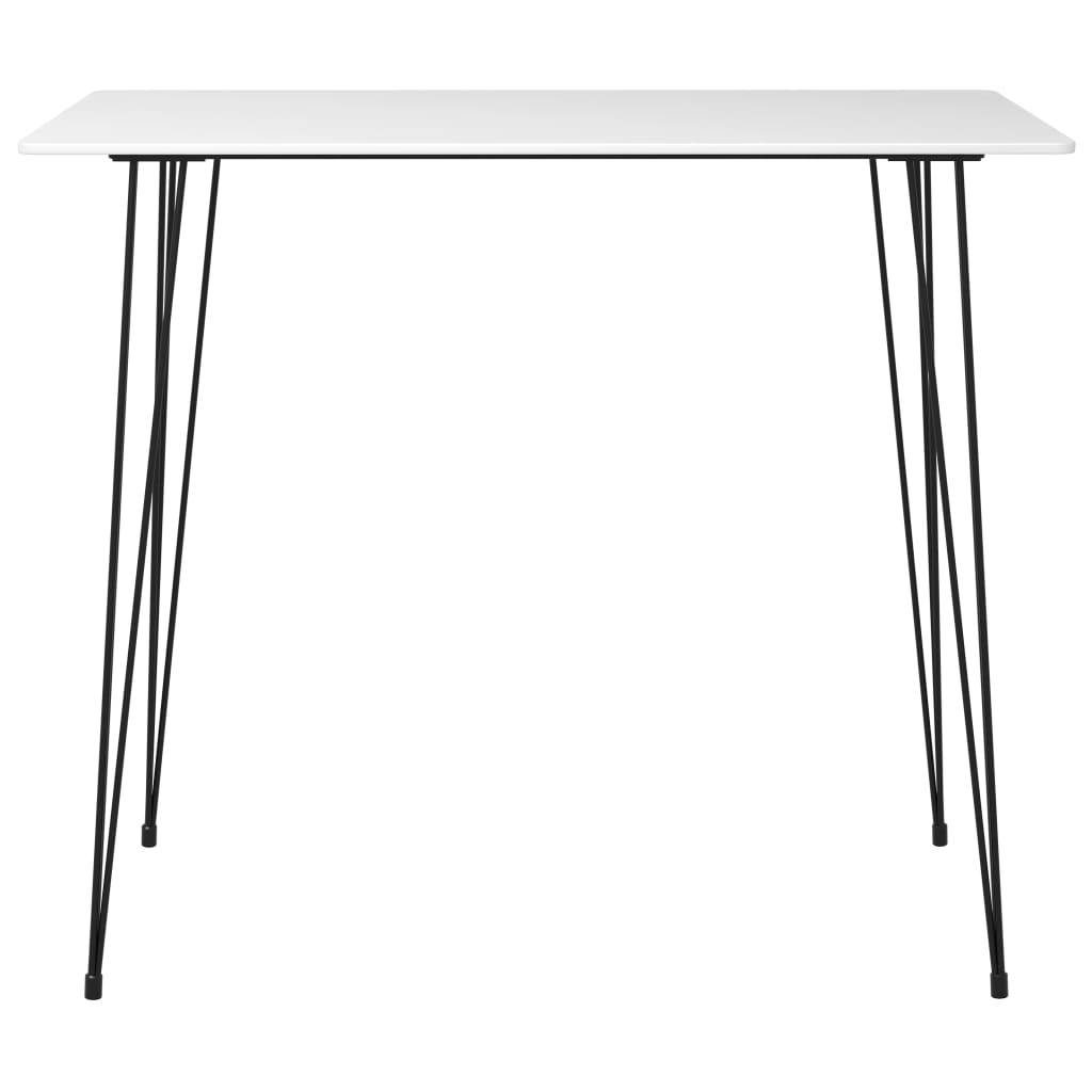 vidaXL Set mobilier de bar, 3 piese, alb vidaXL Set mobilier de bar, 3 piese, alb