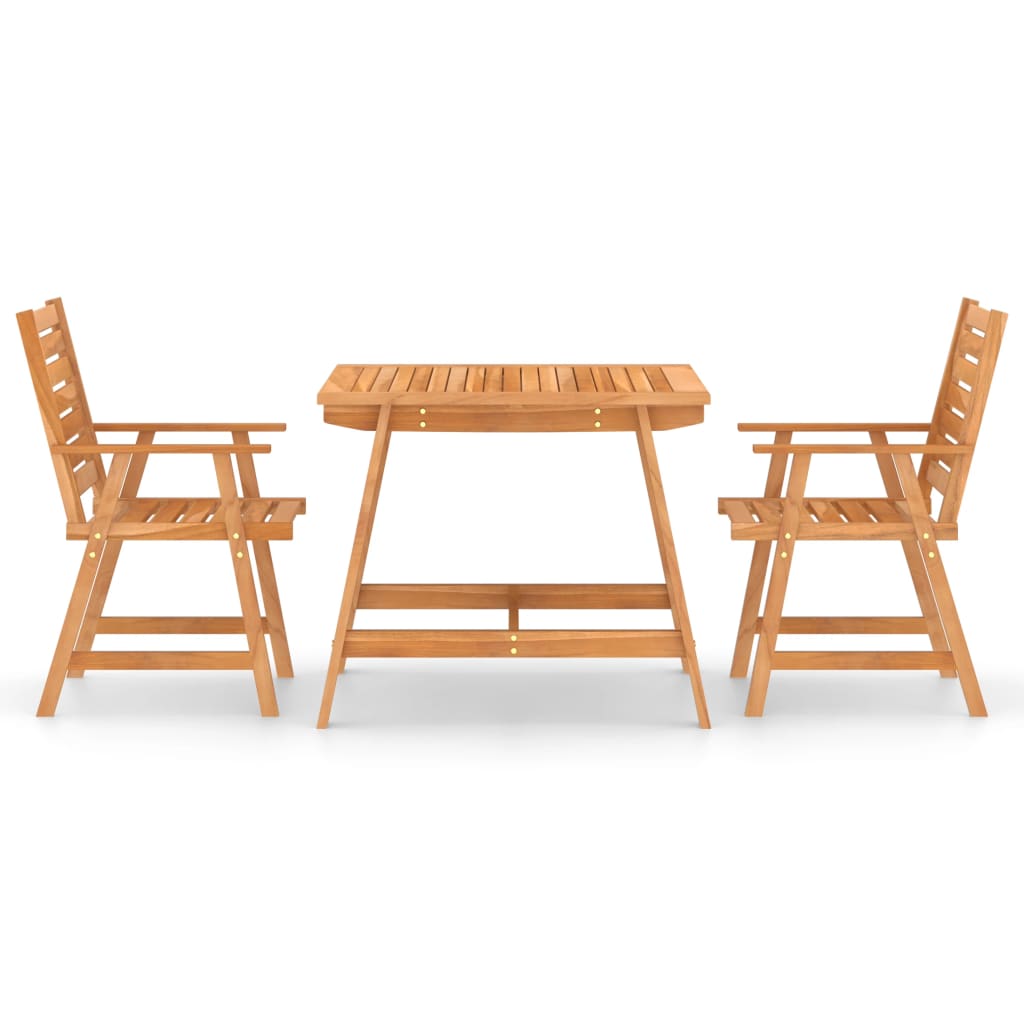 vidaXL Set mobilier grădină, 3 piese, lemn masiv de acacia vidaXL Set mobilier grădină, 3 piese, lemn masiv de acacia