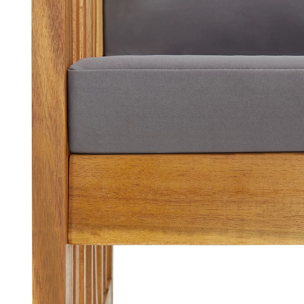vidaXL Set mobilier grădină cu perne, 5 piese, lemn masiv de acacia