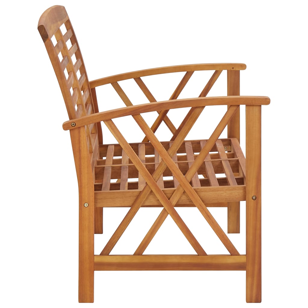 vidaXL Set mobilier de grădină, 3 piese, lemn masiv de acacia vidaXL Set mobilier de grădină, 3 piese, lemn masiv de acacia