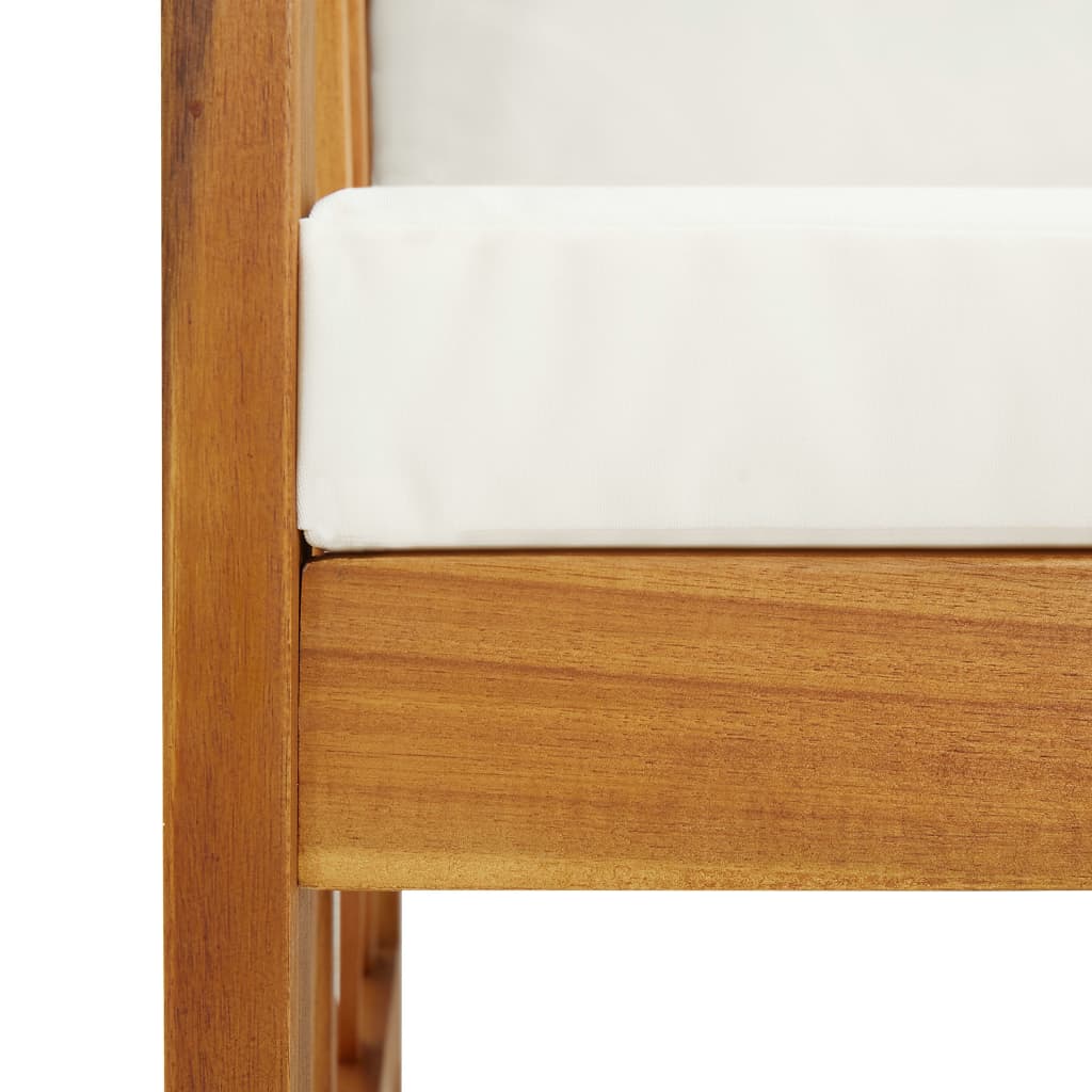 vidaXL Set mobilier grădină cu perne, 5 piese, lemn masiv de acacia