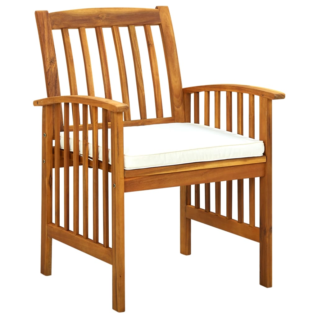 vidaXL Set mobilier de grădină cu perne, 9 piese, lemn masiv acacia vidaXL Set mobilier de grădină cu perne, 9 piese, lemn masiv acacia