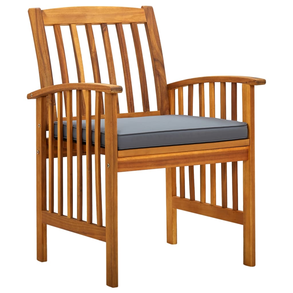 vidaXL Set mobilier de grădină cu perne, 9 piese, lemn masiv acacia vidaXL Set mobilier de grădină cu perne, 9 piese, lemn masiv acacia