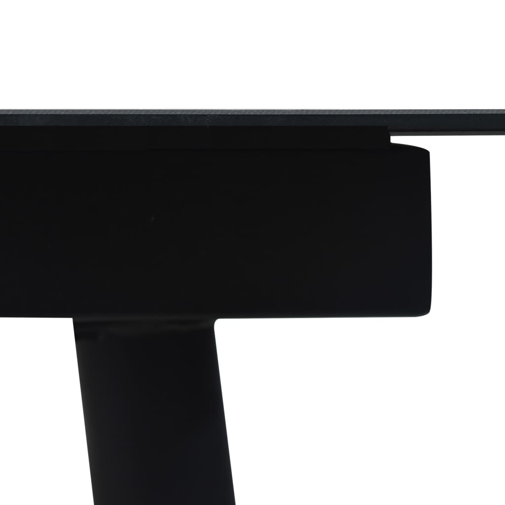 vidaXL Set mobilier de grădină, 9 piese, negru, sfoară bumbac și oțel vidaXL Set mobilier de grădină, 9 piese, negru, sfoară bumbac și oțel