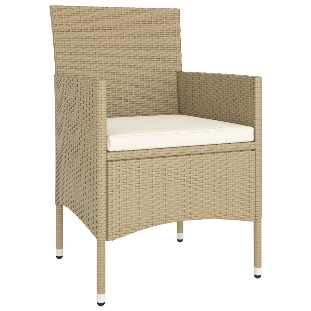 vidaXL Set mobilier de grădină, 5 piese, bej, poliratan vidaXL Set mobilier de grădină, 5 piese, bej, poliratan