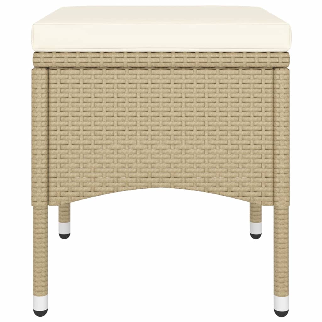 vidaXL Set mobilier de grădină, 5 piese, bej, poliratan vidaXL Set mobilier de grădină, 5 piese, bej, poliratan
