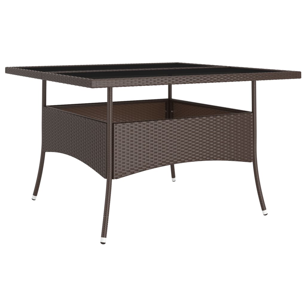 vidaXL Set mobilier de grădină, 9 piese, maro, poliratan vidaXL Set mobilier de grădină, 9 piese, maro, poliratan