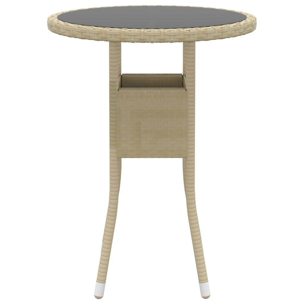 vidaXL Set mobilier de grădină, 3 piese, bej, poliratan vidaXL Set mobilier de grădină, 3 piese, bej, poliratan