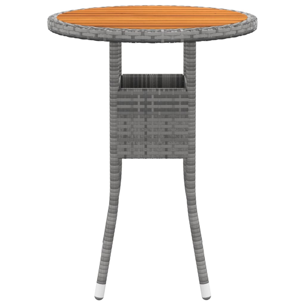 vidaXL Set mobilier de grădină, 3 piese, gri, poliratan vidaXL Set mobilier de grădină, 3 piese, gri, poliratan