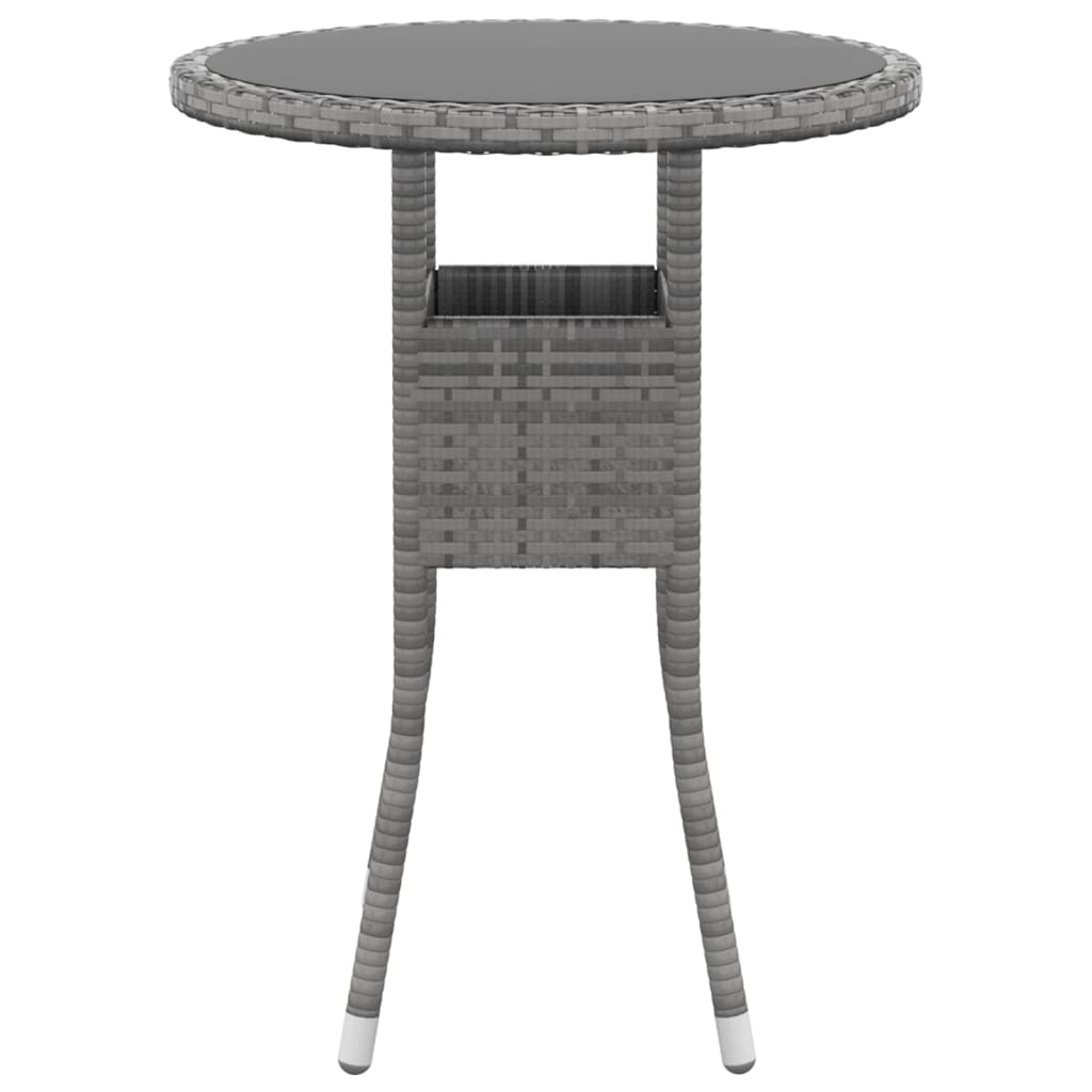 vidaXL Set mobilier de grădină, 5 piese, gri, poliratan vidaXL Set mobilier de grădină, 5 piese, gri, poliratan