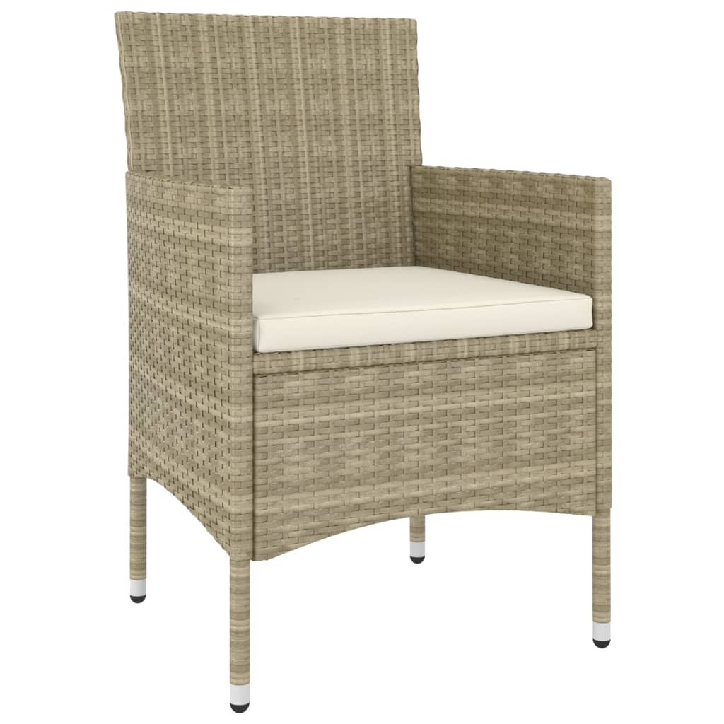 vidaXL Set mobilier de grădină, 5 piese, bej, poliratan vidaXL Set mobilier de grădină, 5 piese, bej, poliratan