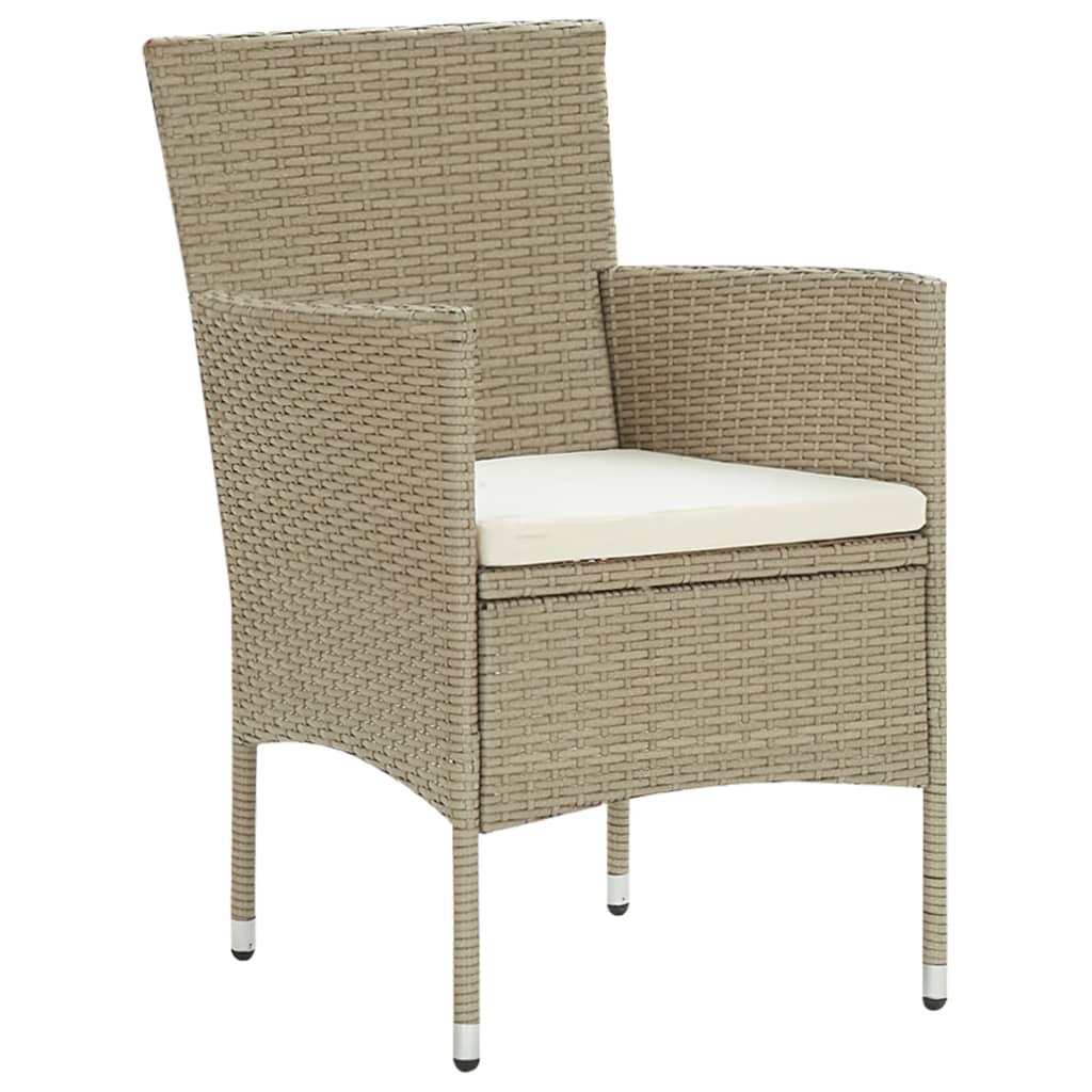 vidaXL Set mobilier de grădină, 5 piese, bej, poliratan vidaXL Set mobilier de grădină, 5 piese, bej, poliratan