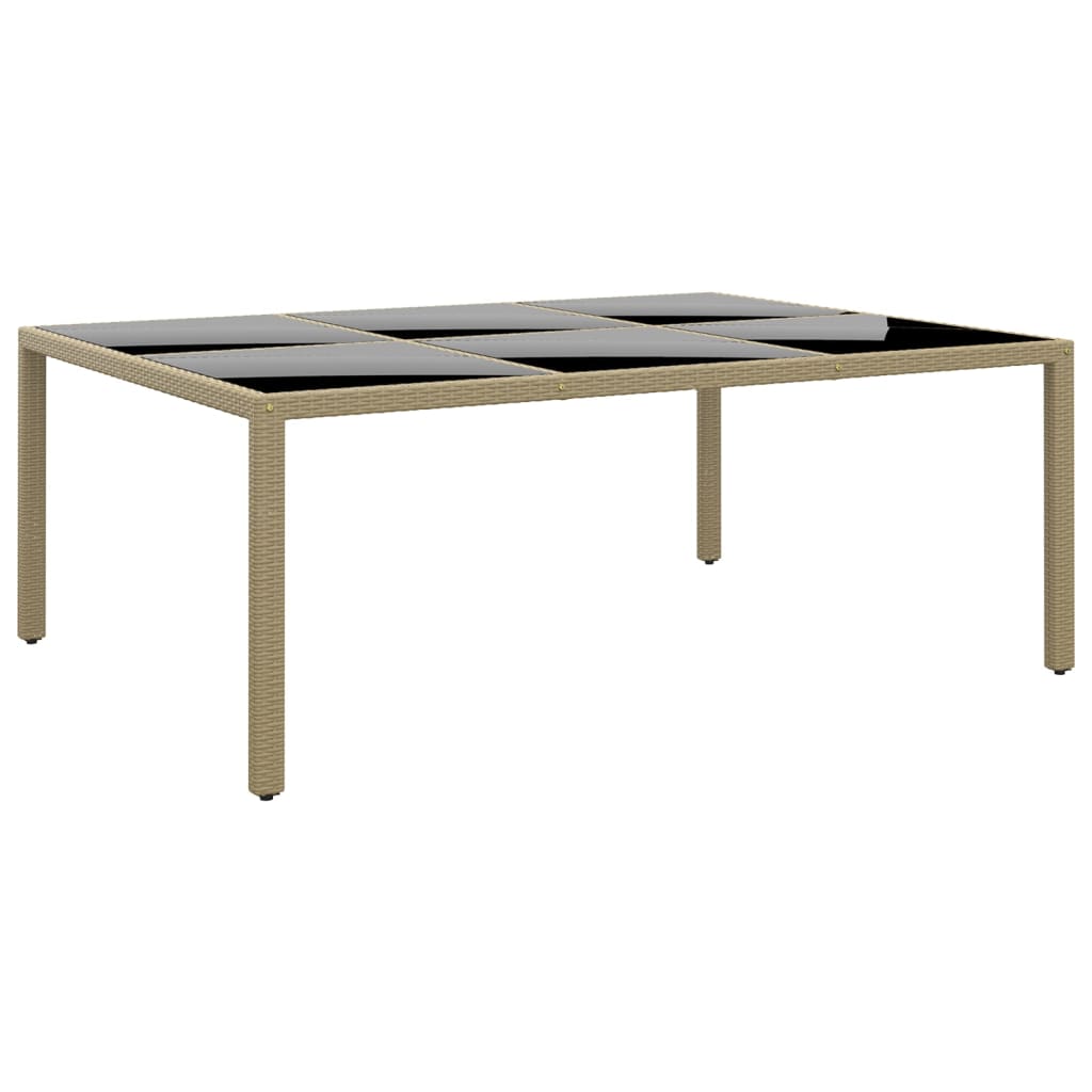 vidaXL Set mobilier de grădină, 11 piese, bej, poliratan vidaXL Set mobilier de grădină, 11 piese, bej, poliratan