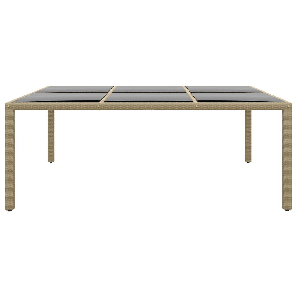 vidaXL Set mobilier de grădină, 11 piese, bej, poliratan vidaXL Set mobilier de grădină, 11 piese, bej, poliratan