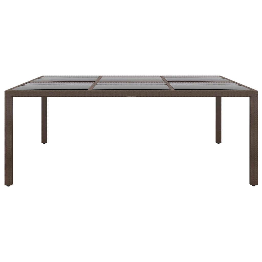 vidaXL Set mobilier de grădină, 11 piese, maro, poliratan vidaXL Set mobilier de grădină, 11 piese, maro, poliratan