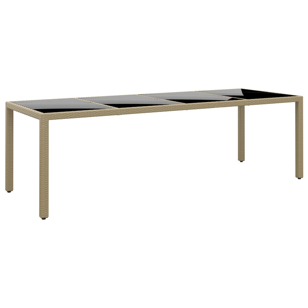 vidaXL Set mobilier de grădină, 11 piese, bej, poliratan vidaXL Set mobilier de grădină, 11 piese, bej, poliratan