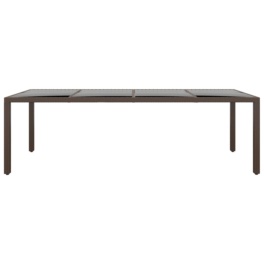 vidaXL Set mobilier de grădină, 11 piese, maro, poliratan vidaXL Set mobilier de grădină, 11 piese, maro, poliratan