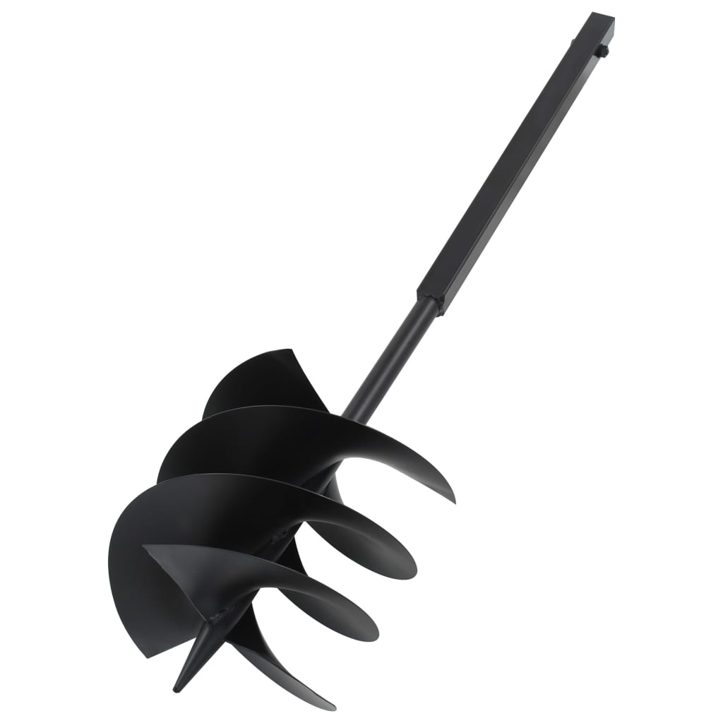vidaXL Burghiu de pământ cu mâner 250 mm, tub extensibil la 4 m, oțel vidaXL Burghiu de pământ cu mâner 250 mm, tub extensibil la 4 m, oțel