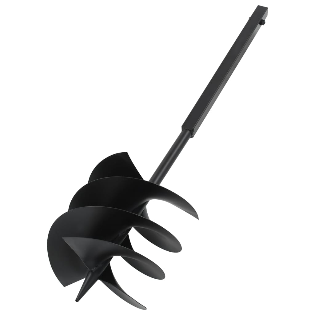 vidaXL Burghiu de pământ cu mâner 250 mm, tub extensibil la 12 m, oțel vidaXL Burghiu de pământ cu mâner 250 mm, tub extensibil la 12 m, oțel