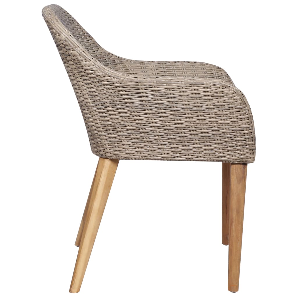 vidaXL Set mobilier de grădină, 9 piese, poliratan vidaXL Set mobilier de grădină, 9 piese, poliratan