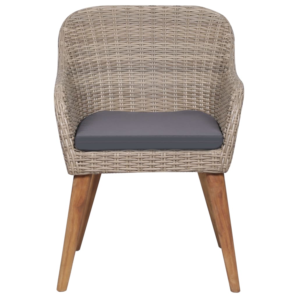 vidaXL Set mobilier de grădină, 9 piese, poliratan vidaXL Set mobilier de grădină, 9 piese, poliratan
