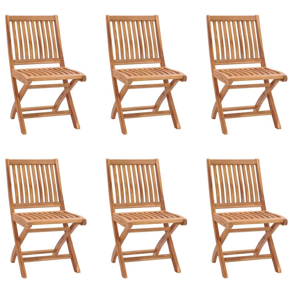 vidaXL Set mobilier grădină, 7 piese, lemn masiv de tec vidaXL Set mobilier grădină, 7 piese, lemn masiv de tec