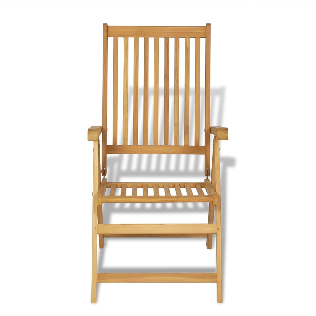 vidaXL Set mobilier de grădină, 7 piese, lemn masiv de tec