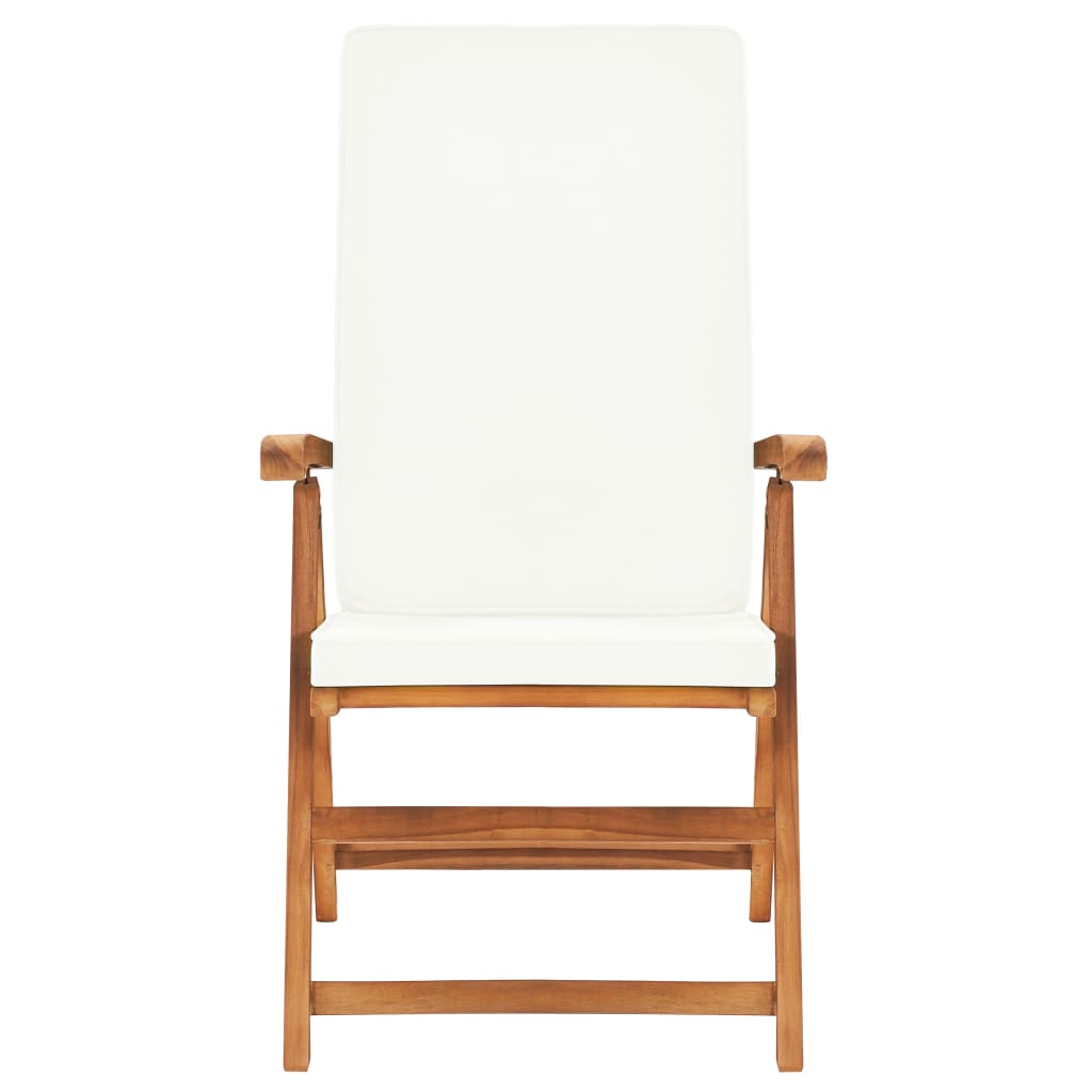vidaXL Set mobilier de grădină cu perne, 9 piese, lemn masiv tec