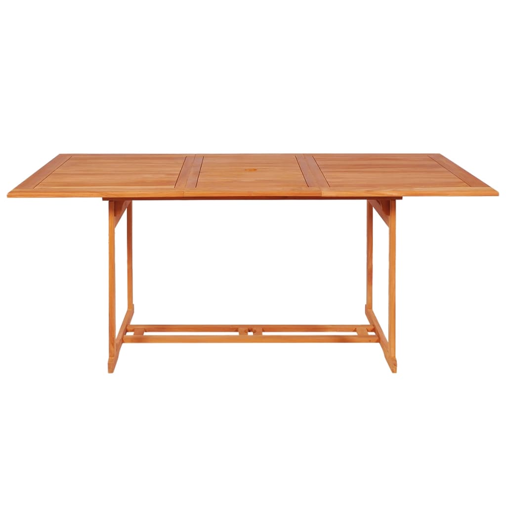 vidaXL Set mobilier de grădină, 7 piese, lemn masiv de tec