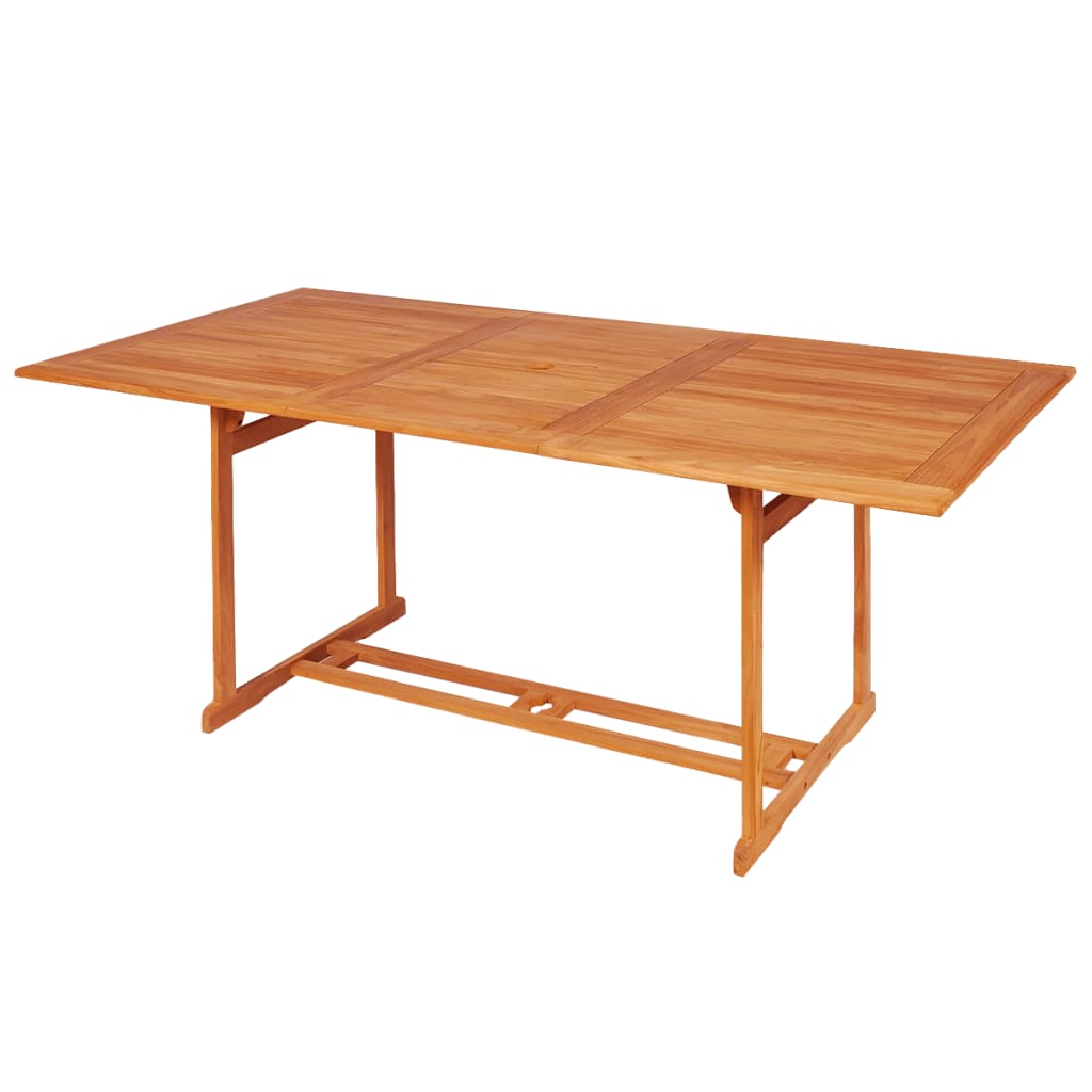 vidaXL Set mobilier de grădină, 7 piese, lemn masiv de tec