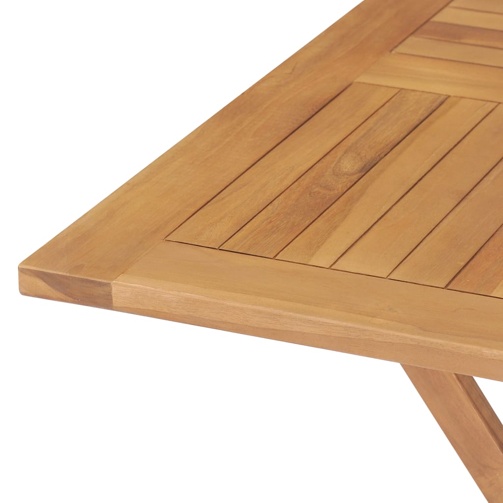 vidaXL Set mobilier de grădină, 5 piese, lemn masiv de tec vidaXL Set mobilier de grădină, 5 piese, lemn masiv de tec