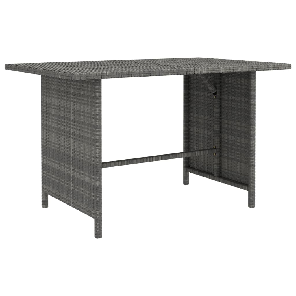 vidaXL Set mobilier de grădină cu perne, 9 piese, gri, poliratan vidaXL Set mobilier de grădină cu perne, 9 piese, gri, poliratan