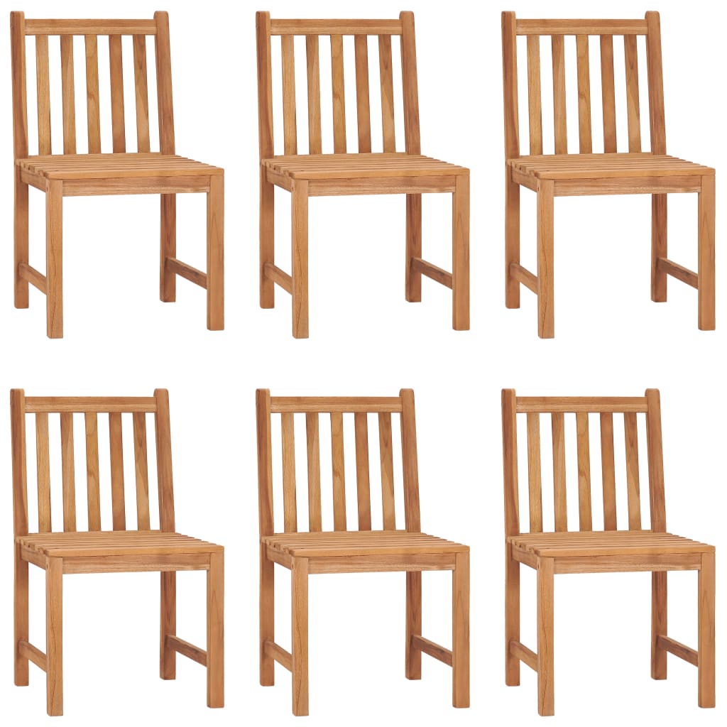 vidaXL Set mobilier grădină, 7 piese, lemn masiv de tec vidaXL Set mobilier grădină, 7 piese, lemn masiv de tec