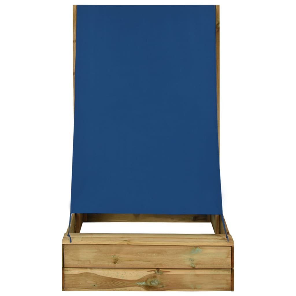 vidaXL Groapă de nisip cu acoperiș, 80x60x97,5 cm, lemn de pin tratat vidaXL Groapă de nisip cu acoperiș, 80x60x97,5 cm, lemn de pin tratat