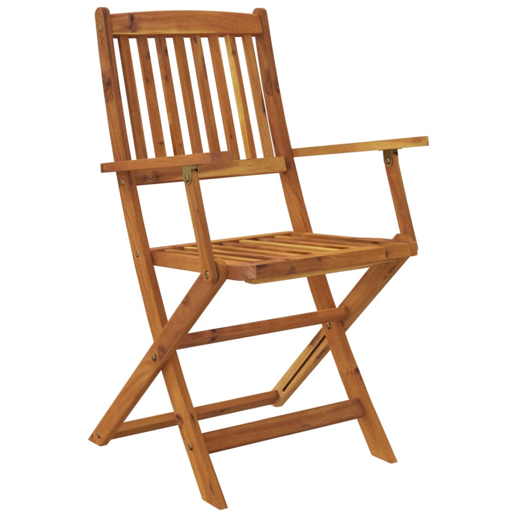 vidaXL Set mobilier de grădină pliabil, 7 piese, lemn masiv acacia vidaXL Set mobilier de grădină pliabil, 7 piese, lemn masiv acacia
