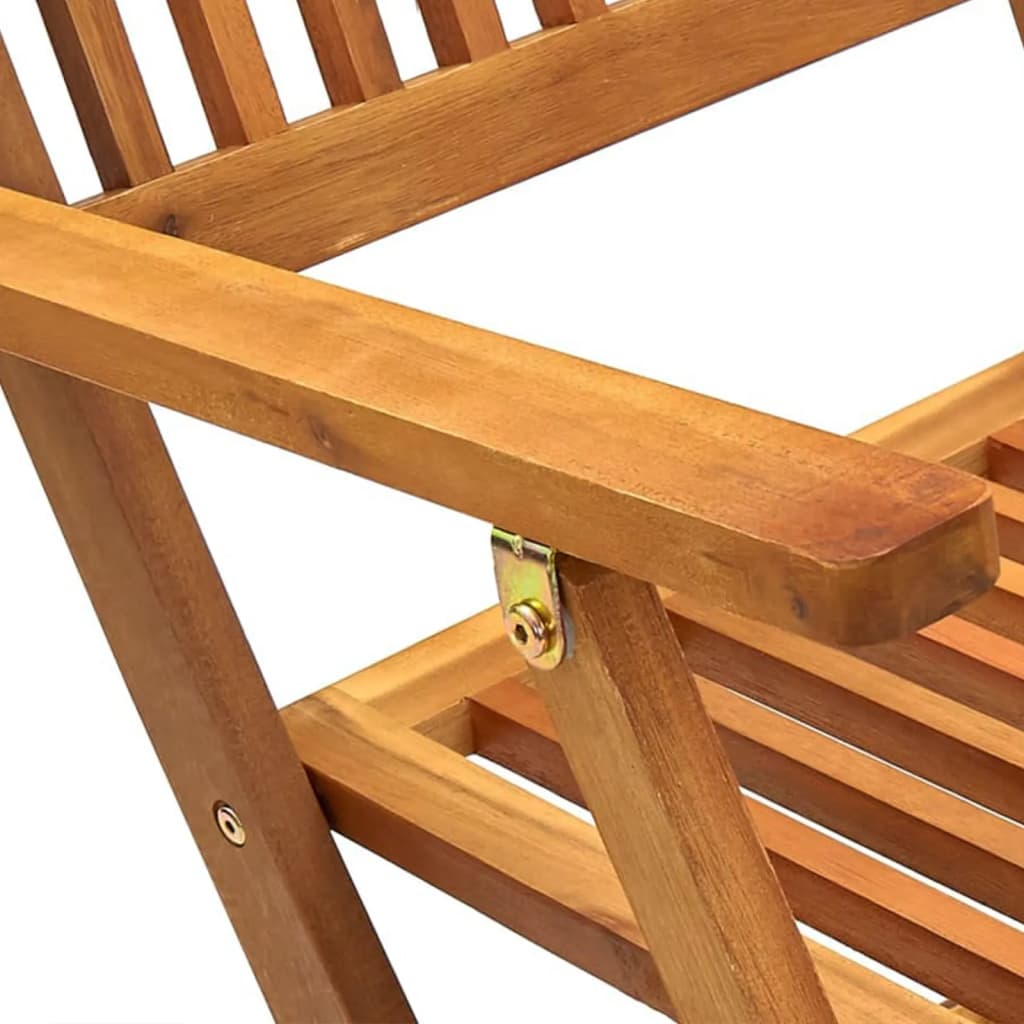 vidaXL Set mobilier de grădină pliabil, 7 piese, lemn masiv acacia vidaXL Set mobilier de grădină pliabil, 7 piese, lemn masiv acacia