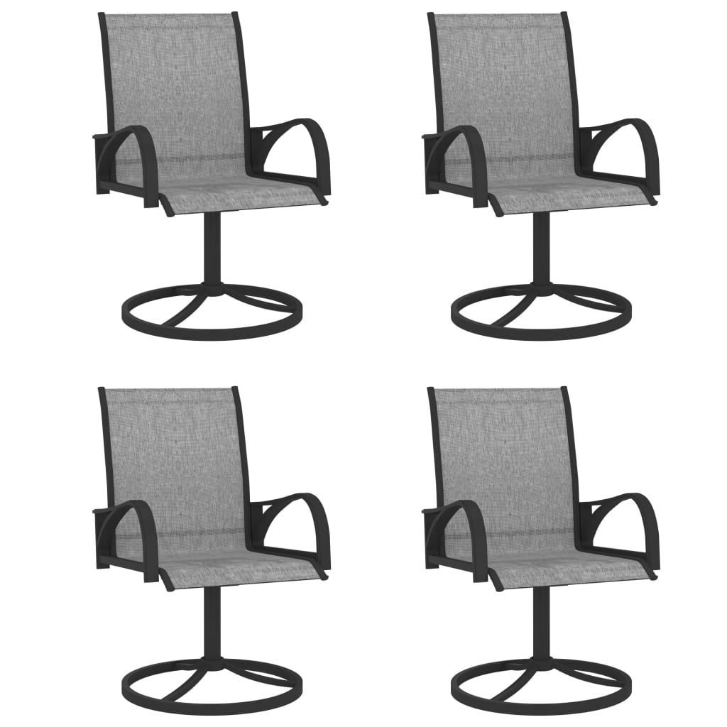 vidaXL Set mobilier de grădină, 5 piese, textilenă și oțel vidaXL Set mobilier de grădină, 5 piese, textilenă și oțel