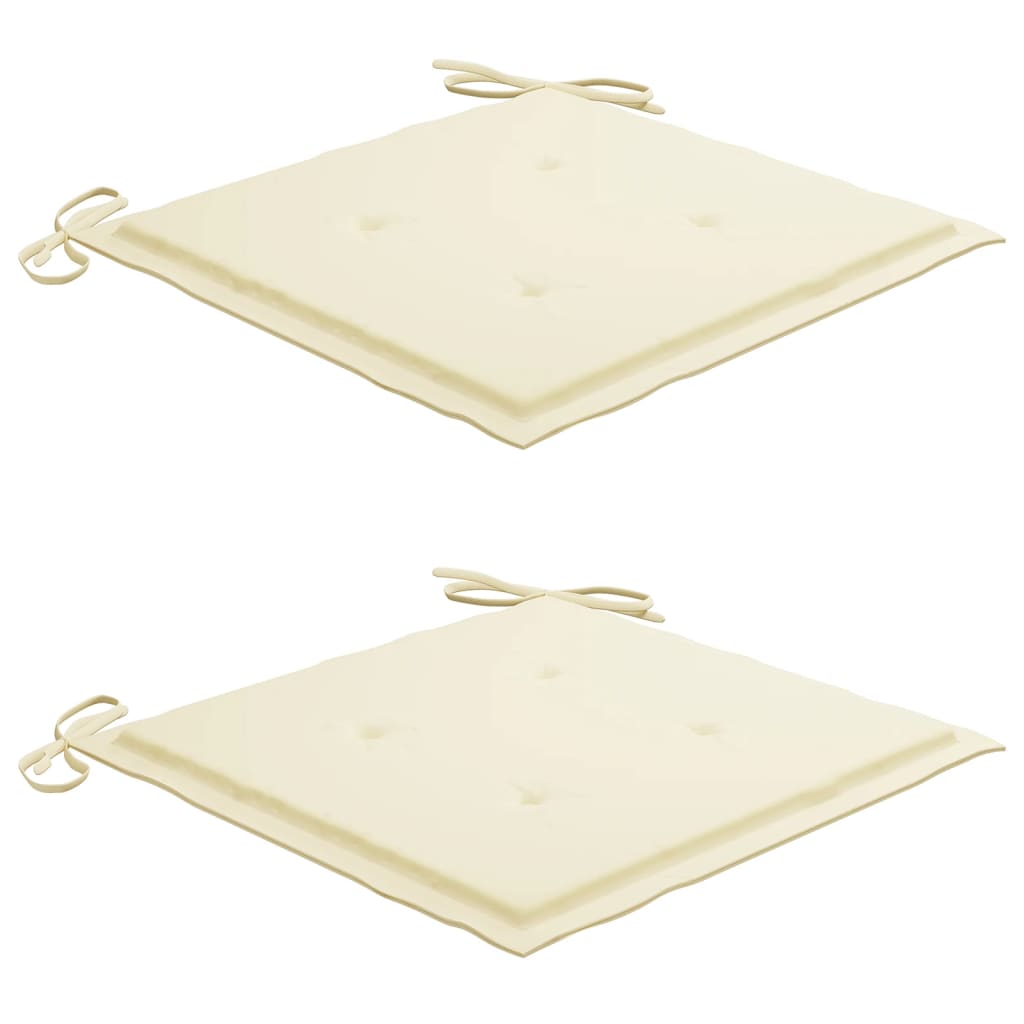 vidaXL Scaune de grădină cu masă de ceai și perne, lemn masiv acacia