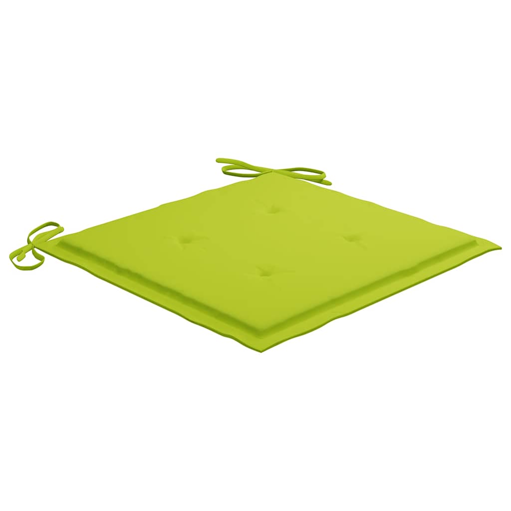 vidaXL Scaune de grădină cu masă de ceai și perne, lemn masiv acacia