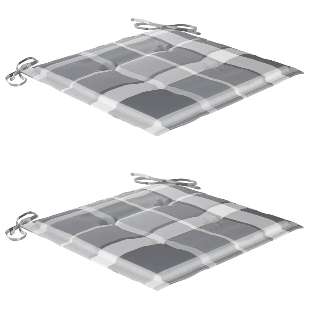 vidaXL Scaune de grădină cu masă de ceai și perne, lemn masiv acacia