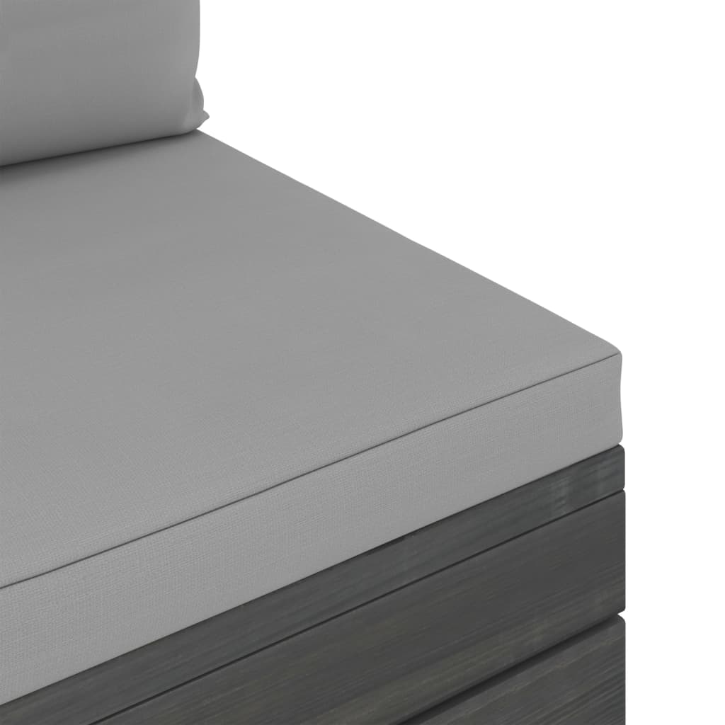 vidaXL Set mobilier grădină din paleți, 2 piese, cu perne, lemn de pin vidaXL Set mobilier grădină din paleți, 2 piese, cu perne, lemn de pin