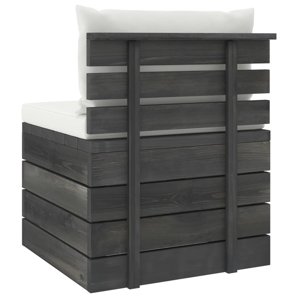 vidaXL Set mobilier grădină din paleți, 2 piese, cu perne, lemn de pin vidaXL Set mobilier grădină din paleți, 2 piese, cu perne, lemn de pin