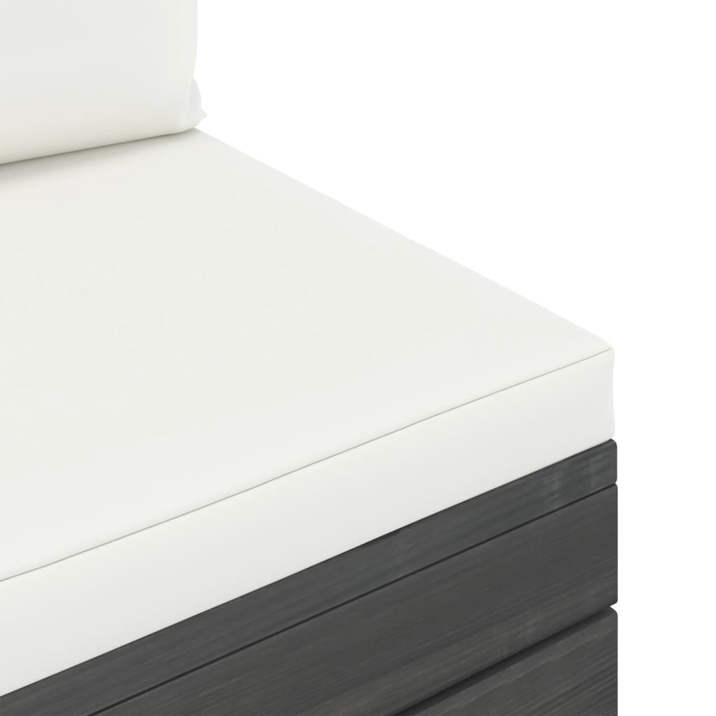 vidaXL Set mobilier grădină din paleți, 2 piese, cu perne, lemn de pin vidaXL Set mobilier grădină din paleți, 2 piese, cu perne, lemn de pin