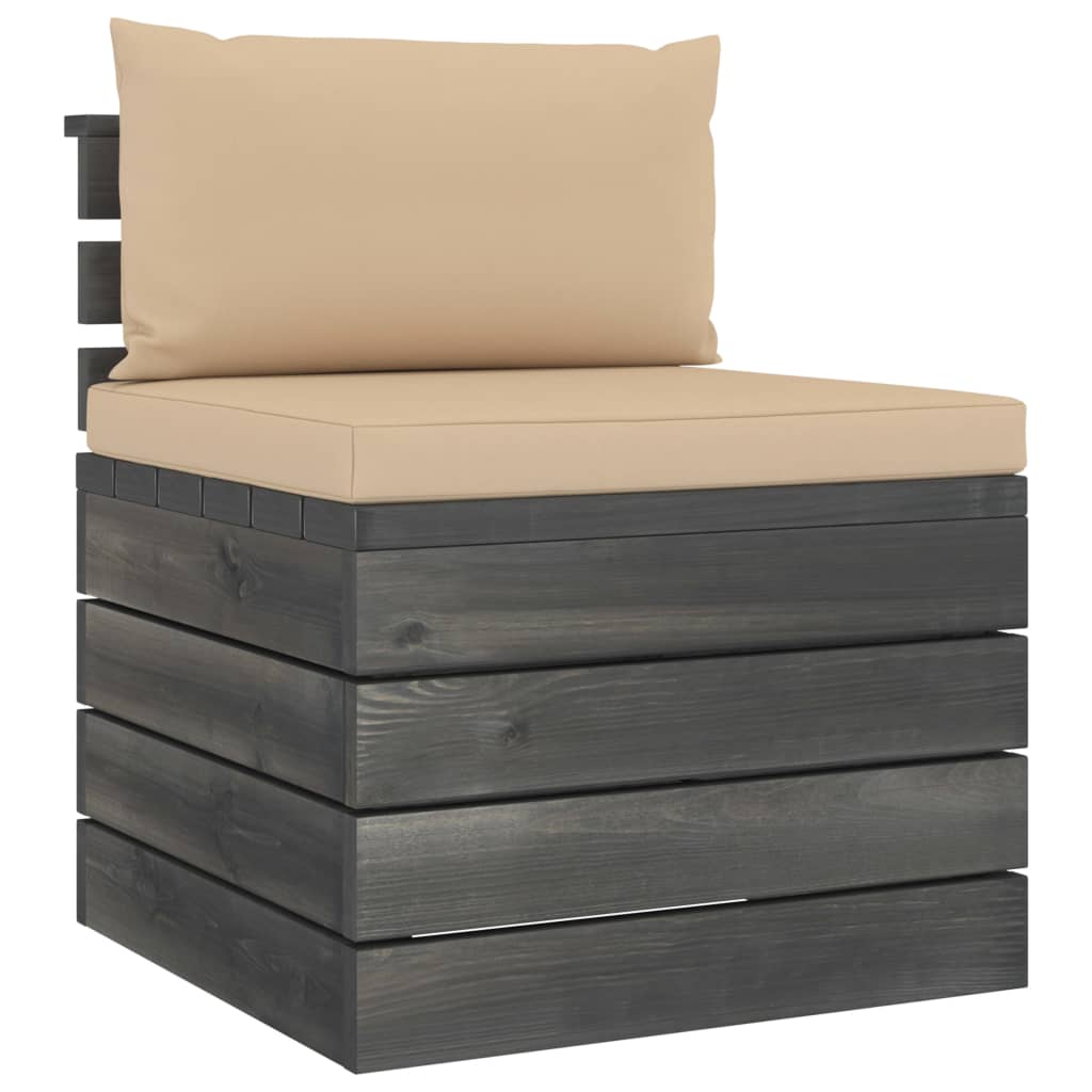 vidaXL Set mobilier grădină din paleți cu perne, 2 piese, lemn de pin vidaXL Set mobilier grădină din paleți cu perne, 2 piese, lemn de pin