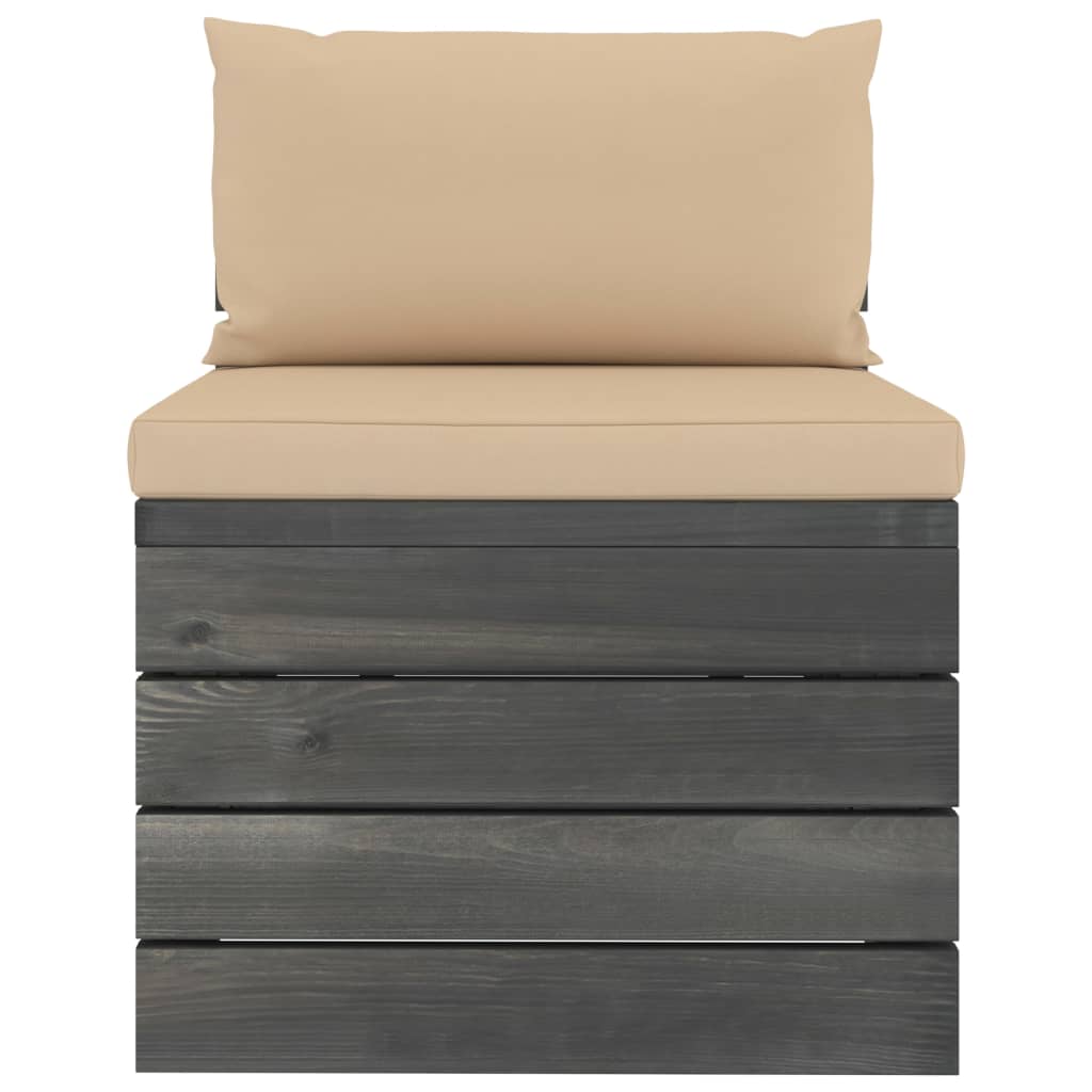 vidaXL Set mobilier grădină din paleți cu perne, 2 piese, lemn de pin vidaXL Set mobilier grădină din paleți cu perne, 2 piese, lemn de pin