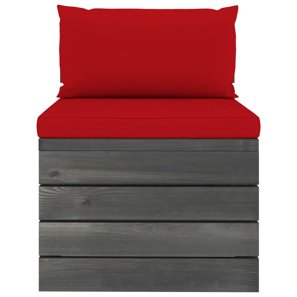 vidaXL Set mobilier grădină din paleți, 2 piese, cu perne, lemn de pin vidaXL Set mobilier grădină din paleți, 2 piese, cu perne, lemn de pin