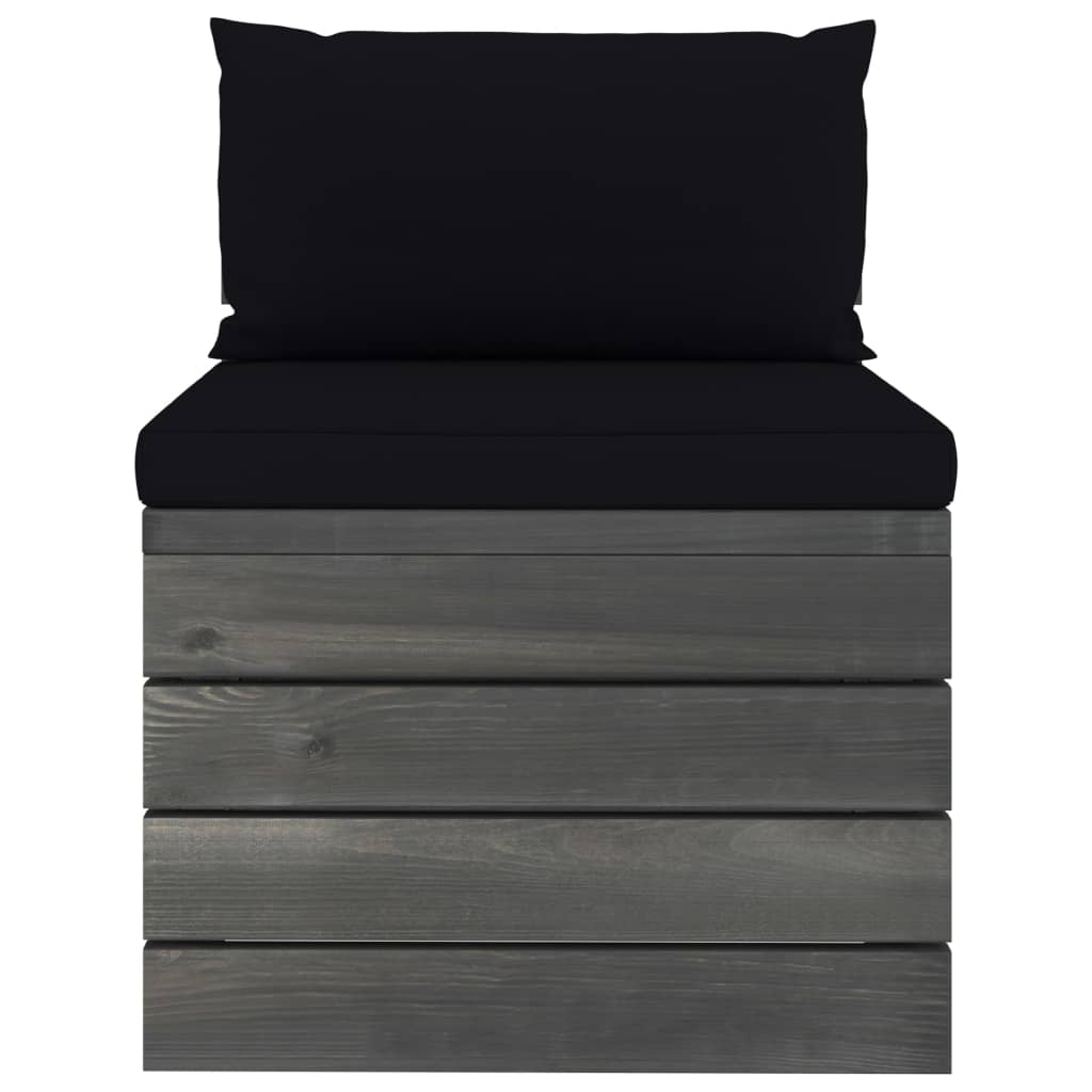 vidaXL Set mobilier grădină din paleți, 2 piese, cu perne, lemn de pin vidaXL Set mobilier grădină din paleți, 2 piese, cu perne, lemn de pin