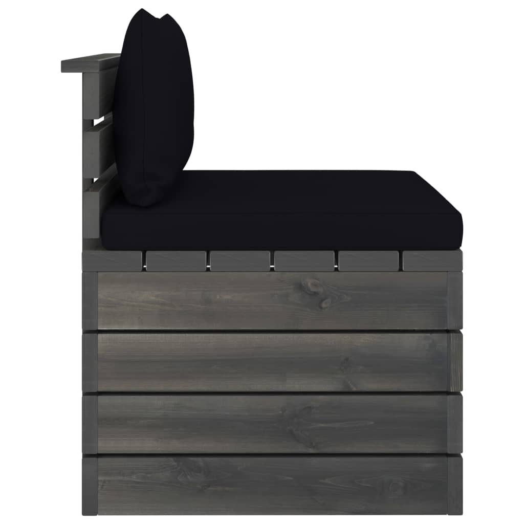 vidaXL Set mobilier grădină din paleți, 2 piese, cu perne, lemn de pin vidaXL Set mobilier grădină din paleți, 2 piese, cu perne, lemn de pin