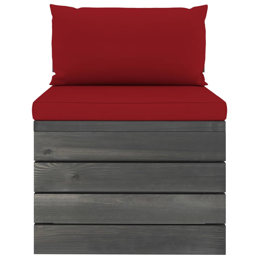 vidaXL Set mobilier grădină din paleți, 2 piese, cu perne, lemn de pin vidaXL Set mobilier grădină din paleți, 2 piese, cu perne, lemn de pin